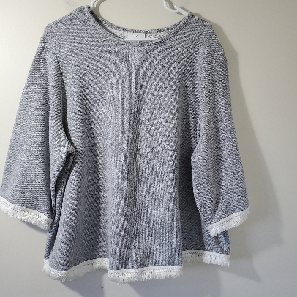 J. Jill Cotton Blend top 3X